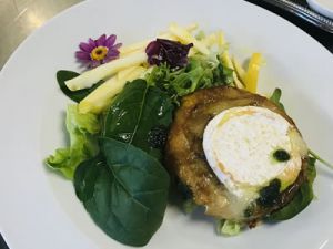 Crumble d’endives au crottin de Chavignol