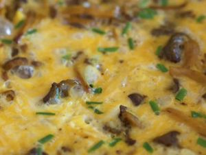 Omelette aux cèpes