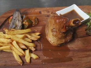 La souris d’agneau confite au thym