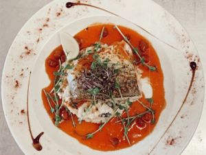 Merlu Sauce Chorizo - Risotto crémeux